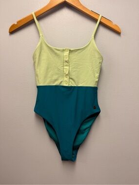 ZYIA Active Green Lake Darling One-Piece Swimsuit Youth 10/11